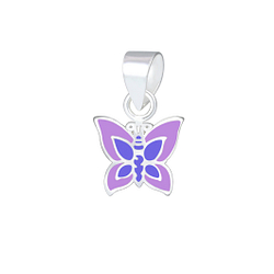 Wholesale Sterling Silver Butterfly Pendant - JD1893