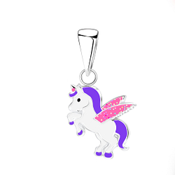 Wholesale Sterling Silver Unicorn Pendant - JD2134