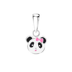 Wholesale Sterling Silver Panda Pendant - JD7207