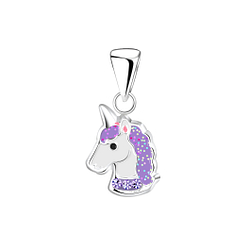 Wholesale Sterling Silver Unicorn Pendant - JD5239