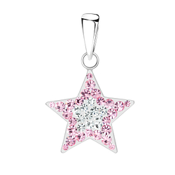 Wholesale Sterling Silver Star Pendant - JD2163