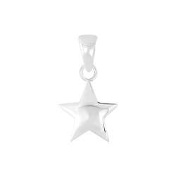Wholesale Sterling Silver Star Pendant - JD5534