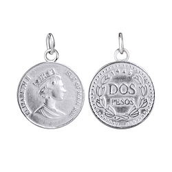 Wholesale Sterling Silver Coin Pendant - JD8506