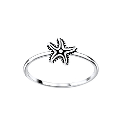 Wholesale Sterling Silver Starfish Ring - JD5332
