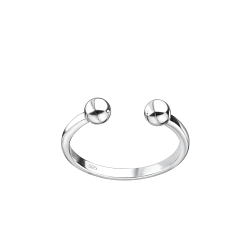 Wholesale Sterling Silver Ball Toe Ring - JD8128