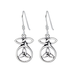 Wholesale Sterling Silver Celtic Earrings - JD1402