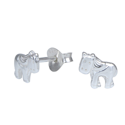 Wholesale Sterling Silver Pony Ear Studs - JD1206