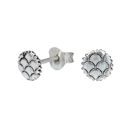 Wholesale Sterling Silver Round Ear Studs - JD1256