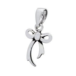 Wholesale Sterling Silver Bow Pendant - JD1303