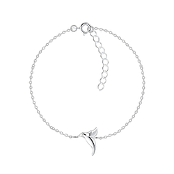 Wholesale Sterling Silver Bird Bracelet - JD10625