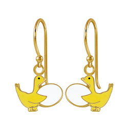 Wholesale Sterling Silver Goose Earrings - JD2569