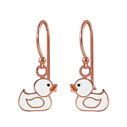 Wholesale Sterling Silver Duck Earrings - JD2725