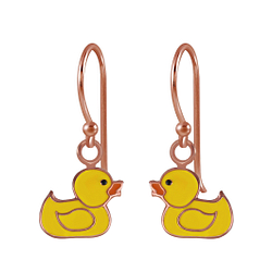 Wholesale Sterling Silver Duck Earrings - JD2715