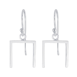 Wholesale Sterling Silver Geometric Earrings - JD4734