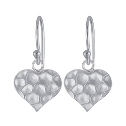 Wholesale Sterling Silver Heart Earrings - JD4404