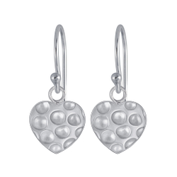 Wholesale Sterling Silver Heart Earrings - JD4322