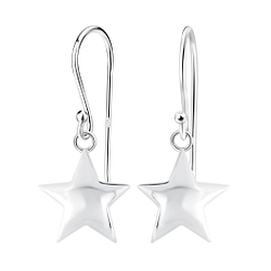 Wholesale Sterling Silver Star Earrings - JD5089