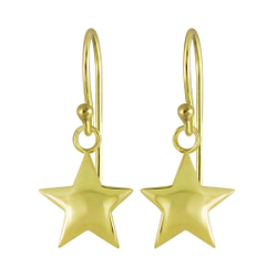 Wholesale Sterling Silver Star Earrings - JD5112