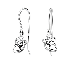 Wholesale Sterling Silver Horse Head Earrings - JD4464