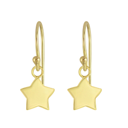 Wholesale Sterling Silver Star Earrings - JD5189