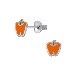 Wholesale Sterling Silver Pepper Ear Studs - JD3991