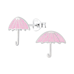 Wholesale Sterling Silver Umbrella Ear Studs - JD6129