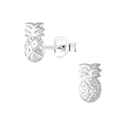 Wholesale Sterling Silver Pineapple Ear Studs - JD4450