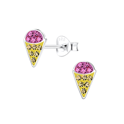 Wholesale Sterling Silver Ice cream Ear Studs - JD10611