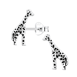 Wholesale Sterling Silver Giraffe Ear Studs - JD4247