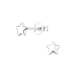 Wholesale Sterling Silver Star Ear Studs - JD5061