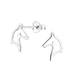 Wholesale Sterling Silver Horse Ear Studs - JD5040