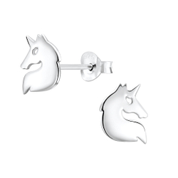 Wholesale Sterling Silver Unicorn Ear Studs - JD5026