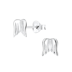 Wholesale Sterling Silver Wing Ear Studs - JD4552