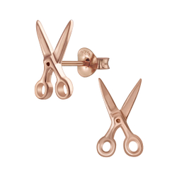 Wholesale Sterling Silver Scissors Ear Studs - JD5214