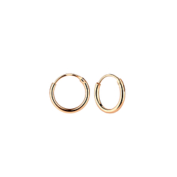 Wholesale 10mm Sterling Silver Ear Hoops - JD4857
