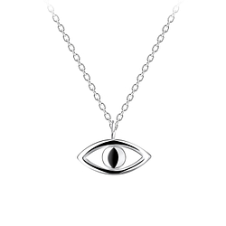 Wholesale Sterling Silver Evil Eye Necklace - JD10698