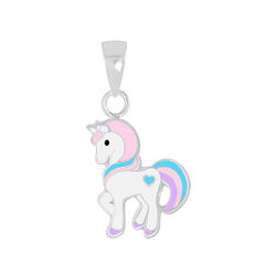 Wholesale Sterling Silver Unicorn Pendant - JD4091