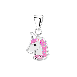 Wholesale Sterling Silver Unicorn Pendant - JD6062