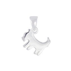Wholesale Sterling Silver Dog Pendant - JD4538