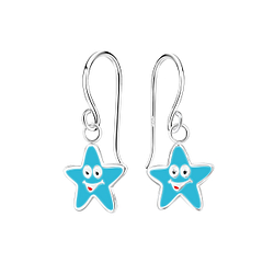 Wholesale Sterling Silver Starfish Earrings - JD11559