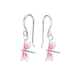 Wholesale Sterling Silver Dragonfly Earrings - JD11727