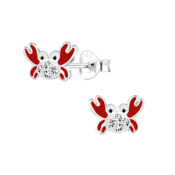 Wholesale Sterling Silver Crab Ear Studs - JD11283