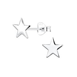Wholesale Sterling Silver Star Ear Studs - JD11916