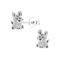 Wholesale Sterling Silver Donkey Ear Studs - JD13516