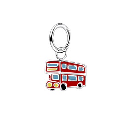 Wholesale Sterling Silver London Bus Pendant - JD13951