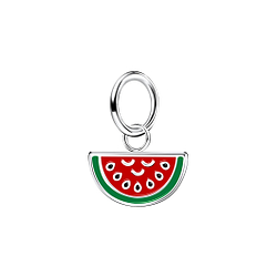 Wholesale Sterling Silver Watermelon Pendant - JD13952
