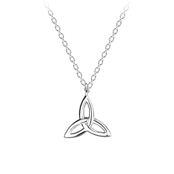 Wholesale Sterling Silver Celtic Necklace - JD15456