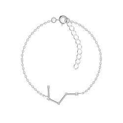 Wholesale Sterling Silver Aries Constellation Bracelet - JD7943