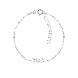 Wholesale Sterling Silver Geometric Bracelet - JD16330
