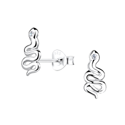 Wholesale Sterling Silver Snake Ear Studs - JD16407